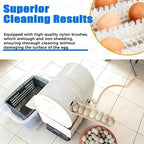 Automatic Electric Egg Washing Machine, 2300 Pcs/H Egg Washer, Egg Washer Machine with Roller Brush, Egg Cleaner Wash Machine, for Chicken, Duck, and Goose Eggs