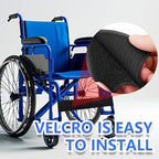 Adjustable Wheelchair Footrest Belt Set,Oxford Cloth Leg Straps for Seniors,Disabled,19.68,4.05 in Seat Width Universal Calf Support Straps, Black
