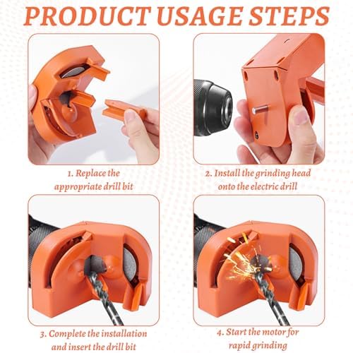 Drill Bit Sharpener Tool With Grinding Wheels,Drill Bit Sharpener For All Bits,Afilador De Brocas,Drill Sharpener,Drill Bit Sharpener,Drill Bit Sharpener,For All Bits