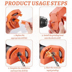 Drill Bit Sharpener Tool With Grinding Wheels,Drill Bit Sharpener For All Bits,Afilador De Brocas,Drill Sharpener,Drill Bit Sharpener,Drill Bit Sharpener,For All Bits