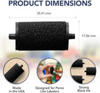 Perco Lite Pricing Gun Labeler Ink Rolls - Preferred Replacement Inkers for Perco Lite Price Tag Gun, Easy & Convenient Messy Free Ink Refill Even for Beginners (Pack of 10 Inkers)