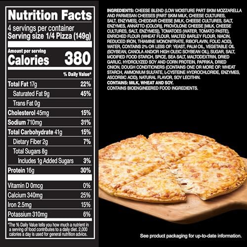 Red Baron Classic Four Cheese Pizza (Frozen), 21.06 Oz