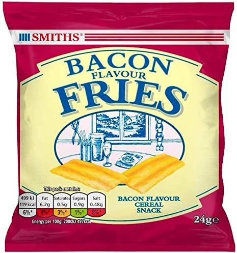 Smiths Bacon Fries - 24g - Pack of 8