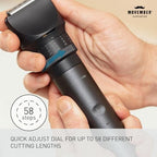 Panasonic MultiShape Electric Trimmer for Beard, Hair and Body, 58 Adjustable Cutting Lengths and Advanced Blade System, Cordless Waterproof Wet/Dry Clipper for Men - ER-ACKN2-HB