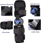 Hinged ROM Elbow Brace,Comfortable Night Elbow Sleep Support,Adjustable Post OP Elbow Brace Stabilizer Splint Arm Injury Recovery Support After Surgery