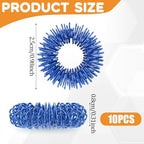 Spiky Sensory Rings, 10 Pcs Fidget Rings Stress Relief Toys Set Acupressure Rings Spiky Sensory Finger Rings for Anxiety Stress Relief Fidget Sensory Toys for Adults Silent Stress Reducer