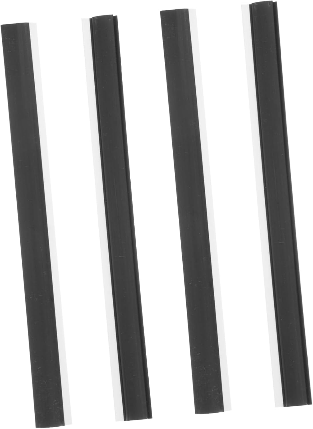 4pcs Replacement Lip for Dustpan Rubber Edge Strips Fit for Dustpans Easy to Install Practical for Cleaning Tools