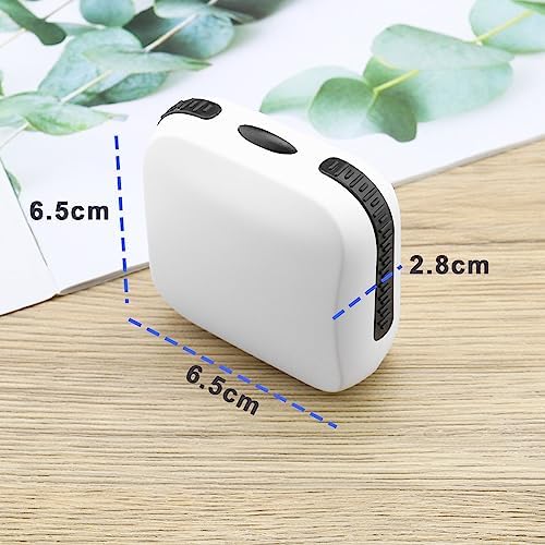 ECSiNG 2Pcs Hearing Aid Storage Box Hearing Aid Hard Case Protective Box Hearing Aid Container Hearing Aid Accessories 6.5x6.5x2.8cm ABS