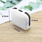 ECSiNG 2Pcs Hearing Aid Storage Box Hearing Aid Hard Case Protective Box Hearing Aid Container Hearing Aid Accessories 6.5x6.5x2.8cm ABS
