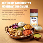 Keya Combo of Garlic Powder 55gm, Onion Powder 50gm Ready to use Sourced From Whole Zero added Colours, Fillers, Additives Preservatives Pack 2