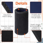 2 Pcs Arm Trimmers Sauna Sweat Arm Trainer Sweat Shaper Bands Compression Workout Sleeves Fat Reducer Shapers Bands Adjustable Sauna Wraps for Sports Flabby Arms Women Men