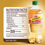 Schweppes White Peach Ginger Ale - Refreshing, Crisp, Delicious - 12, 20oz Bottles