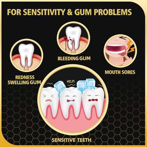 Bee Wasp Venom Toothpaste for Sensitivity and Gums Problems -Oral Care, Redness & Swelling Gums, Bad Breath, Plaque -3.7 OZ
