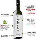 Swisense Fresh Italian Extra Virgin Olive Oil 750 ml – Cold Pressed, Very High Polyphenols +839 mg, Hydroxytyrosol‑Rich Phenolic EVOO,Unprocessed, Single Source Family Farm, Top 100 EVOOs in the World