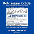 HealthFare Potassium Iodide Tablets | 130 mg | 360 Fast-Dissolving Tablets (6 Pack) | Ki Pills | Long Shelf Life | Non-GMO