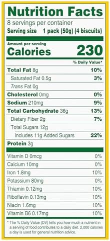 belVita Breakfast Bars Biscuits, Cranberry Orange, 8 Packs (4 Biscuits Per Pack)