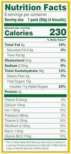 belVita Breakfast Bars Biscuits, Cranberry Orange, 8 Packs (4 Biscuits Per Pack)