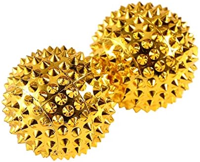 Pair Magnetic Massage Balls for Deep Tissue Trigger Point Acupressure Hand Tool for Palm Pressure Massage