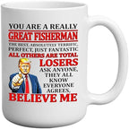 Funny Best Fishing Sarcastic Coffee Mug Novelty Cup Great Gift Idea For Fisherman Dad Brother Grandpa Fish Joke Gag Gift