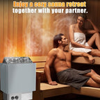 Drizzlen 2kW 110V Sauna Heater with Plug - Electric Sauna Heater, Plug and Play, Heats 100 cu. ft. in 30 Minutes