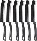 6 Pcs Hard Bristle Crevice Cleaning Brush - Grout & Gap Crevice Brush for Bathroom Gap, Corners, Window Tracks, Kitchen Sink, Tight Spaces and More Multifunctional Gap Brush
