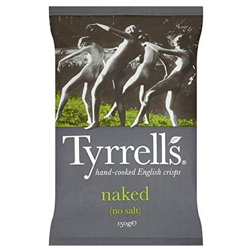 Tyrrells Naked (No Salt) Crisps - 150g
