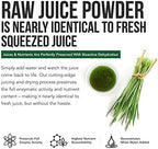 Organic Barley Grass Juice Powder - Grown in Volcanic Soil of Utah - Raw & BioActive Form, Cold-Pressed then CO2 Dried – Gluten Free, GMO free, Vegan - Complements Wheatgrass Juice Powder - 5.3 oz