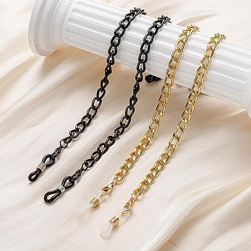 Eyeglass Chain for Men Women, Sunglasses Chain, Reading Glasses Chain, 2 Pcs