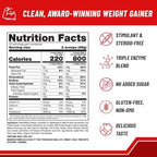 Naturade Weight Gain Nutrition Drink Mix for Healthy Weight Support, Balanced Calories with Protein, Vitamins & Minerals, Chocolate - 20.3 oz