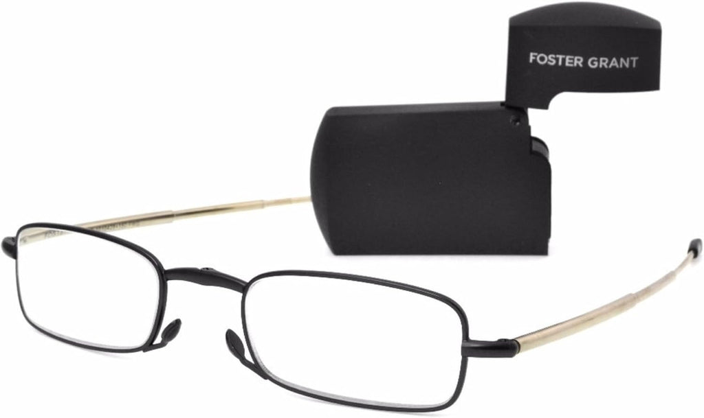 Foster Grant MicroVision Optical Compact Folding Reading Glasses Gideon +2.75 strength