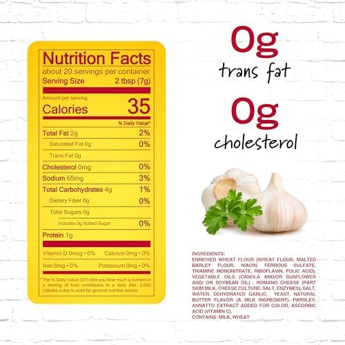 New York Bakery Texas Toast Cheese and Garlic Croutons, 5 oz. Resealable Bag, Hearth-Baked with Garlic and Romano, Topping for Soup, Salad, Pasta and More