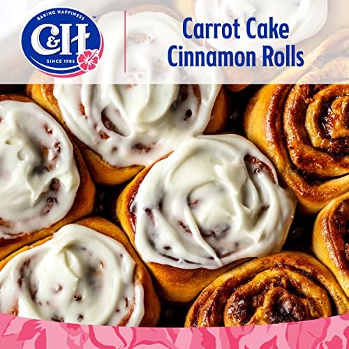 C&H® Light Brown Sugar, 2 lb Zipper Bag (2-Pack) - Ideal Sugar for Baking and Desserts - Includes Bonus Recipe Card