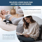 Docemel Back Stretcher for Lower Back Pain Relief,Adjustable Inversion Lumbar Traction Device,Lumbar Support Board for Spinal Decompression and Scoliosis,Back Support Sciatica Pain Relief