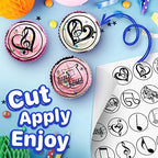 30 x Edible Cupcake Toppers Themed of Music Collection of Edible Cake Decorations | Uncut Edible on Wafer Sheet