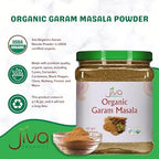 Jiva Organics Organic Garam Masala Powder 1 Pound Bulk Jar - NON-GMO, Salt Free, Premium Indian Spice Blend