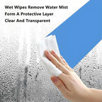 90 Pcs Anti Fog Wipes for Car Windshield & Helmet - Long Lasting Windshield Fog Prevention & Interior Glass Cleaner - Safe for Motorcycle Visor, Ski Goggles, Mirrors - Quick Defog & Clear Vision