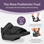 BraceAbility Forefoot Offloading Post-Op Shoe - Non-Weight Bearing Medical Wedge Boot for Diabetic Foot Ulcer, Metatarsal Fracture, Broken Toe, Bunion, Hammer Toe Surgery - Fits Men and Women (XL)