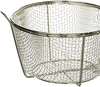 Winco Fry Basket, Wire, 8-1/2"Dia x 4-1/4"H