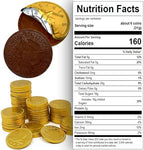 Gold Candy Coins, 50 Count | Gourmet Milk Chocolate Coins for Easter, Parties, Birthdays & Celebrations | Crafted from Premium Ingredients, Kosher, Non-GMO Certified