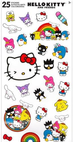 SANRIO Spiral Notebook Set - Bundle with 3 Journals Featuring Cinnamoroll, Pochacco, Kuromi Plus Stickers School Supplies for Girls, Kids