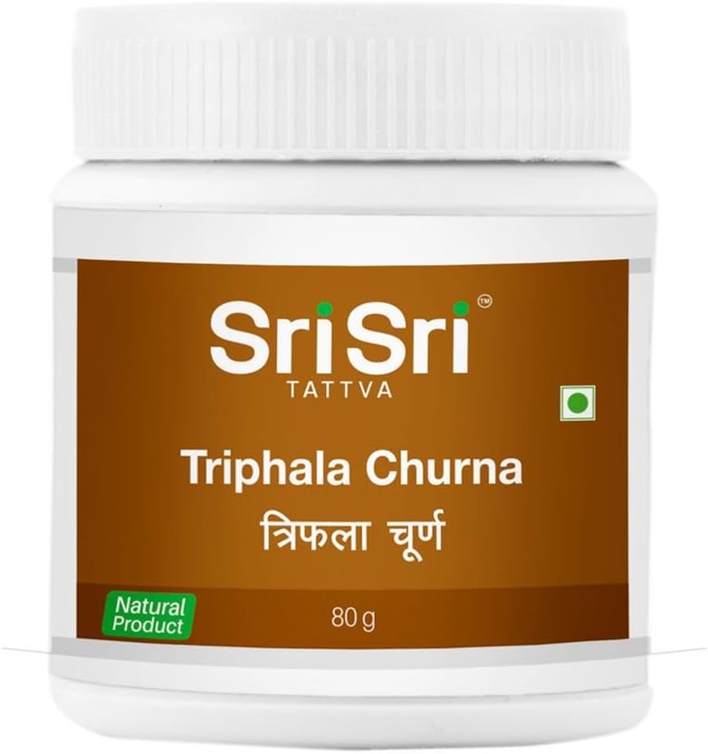 Sri Sri Tattva Triphala Churna 80g /2.82192 Oz (Pack of 2)