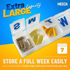 MEDca Weekly Pill Organizer, 7-Day Pill Planner Extra Large