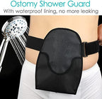 Waterproof Ostomy Bag Cover Belt Adjustable Washable Colostomy Bag Covers Protector Reusable Stoma Urostomy Ileostomy Pouch Supplies Leak-proof Odour Masking Noise Reduction for Patients Women Men