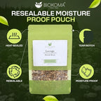 Biokoma Lovage Root 50g 1.76oz Pure Dried Cut & Sifted Levisticum Officinale Herbal Tea Tincture Digestive Wellness Culinary Use Resealable Moisture Proof Pouch No Additives No Preservatives Kosher