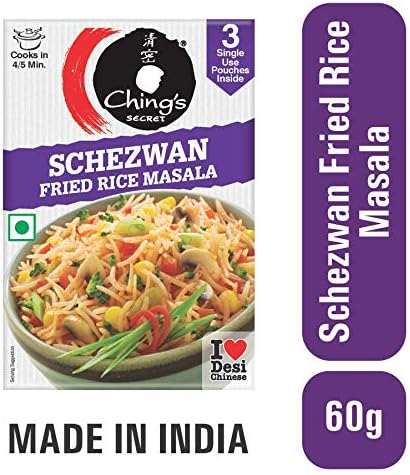 Ching's Secret Schezwan Fried Rice Masala Pouch, 60 g