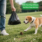 100 Count Black Small T-Shirt Trash Bags with Handles,Perfect for Dogs&Cats Poop Bags,Car Trash Bags (100)