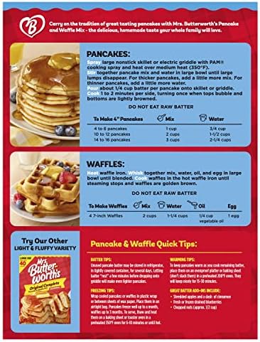 Mrs. Butterworth's Complete Buttermilk Pancake and Waffle Mix, 32 oz
