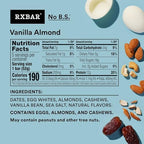 RXBAR Protein Bars, 12g Protein, Gluten Free Snacks, Vanilla Almond (6 Boxes, 30 Bars)