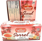 Caribbean Dreams Sorrel & Ginger Tea, 24 tea bags (pack of 3)
