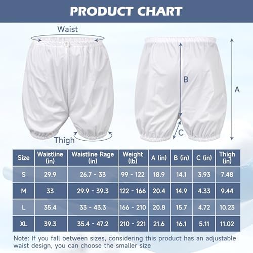 2Pack Adult Diaper Cover for Incontinence Adjustable Waist,Unisex Leak-Protection Pants Over Diapers Waterproof,Washable Adult Incontinence Briefs,Reusable Underwear for Men Women Supplies